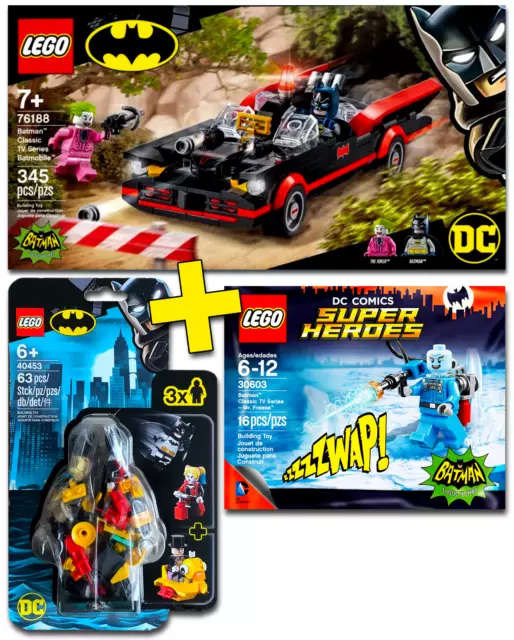 LEGO BATMAN - Batmobile + Classic TV Series Villains Super Collection - 100%  NEW EUR 125,00 - PicClick FR