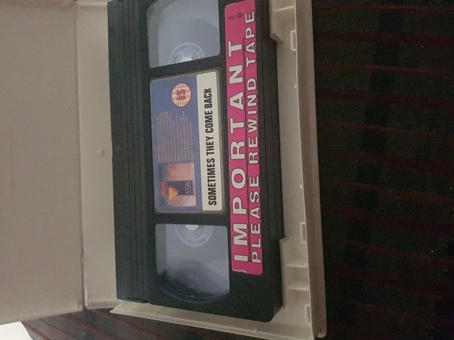 Stephen King Sometimes They Come Back Ex Rental VHS Big Box Entertainment In Vid