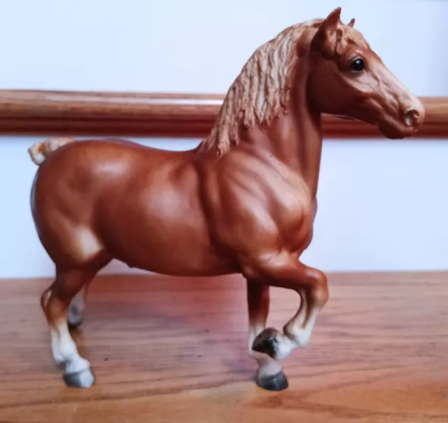 Breyer Blonde Belgian Stallion Draft Horse Vintage