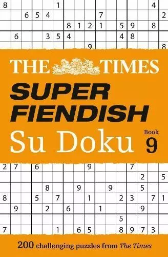 Times Super Fiendish Su Doku Book 9 by The Times Mind Games
