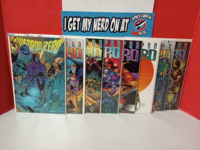 Weapon Zero #0-7 Run Of 8 Comic Books Image 1996