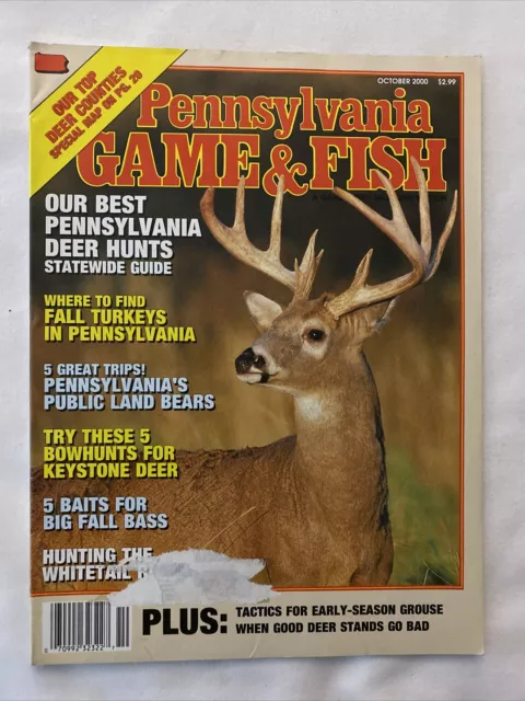 2000 October Pennsylvania Game & Fish Magazine PA’s Public Land Bears (CP304)