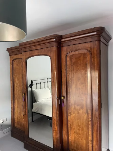 Victorian Mahogany Compactum Wardrobe