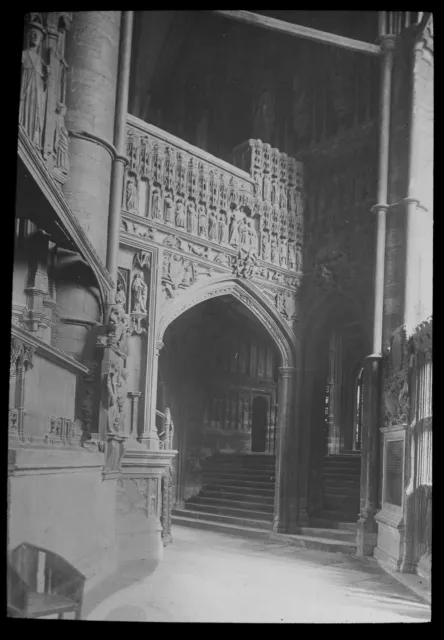 Linterna Mágica ABADÍA DE WESTMINSTER NO2 HENRY 5A CÁMARA C1900 FOTO LONDRES