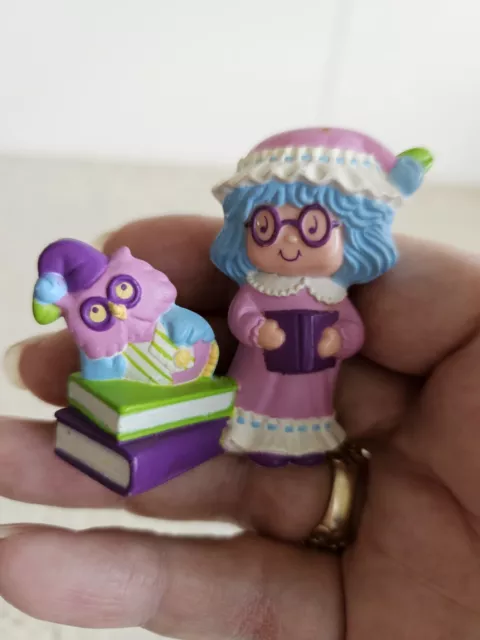 VINTAGE STRAWBERRY SHORTCAKE 1980s MINI - PLUM PUDDING & ELDERBERRY OWL