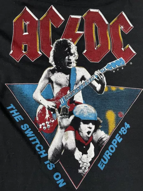 AC/DC original Donington 1984 tour shirt Monsters of Rock