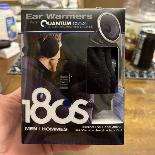 180s Ear Warmers Men Tec Fleece Warm With Quantum Sound ORIGINAL NEW