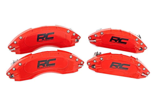 Rough Country Caliper Cover Red for Toyota Tundra 2022-2023 71152