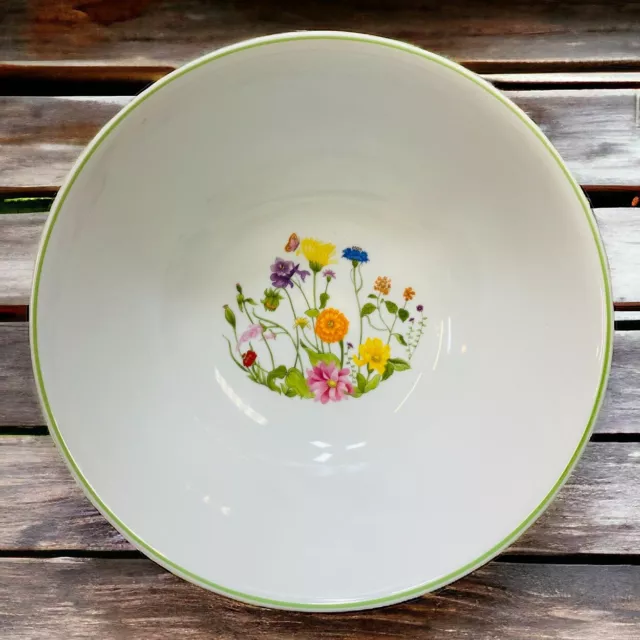 Denby Wonderland 9" Bowl Serving Round Portugal Floral Replacement 1974