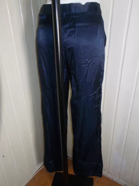 Pantalon Satin bleu marine Scotch & Soda Fluide XS 36/38F 8/10uk FIELD OF STARS 3