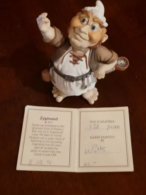 World Of Krystonia Figurine ZYGMUND (#538) Hand Painted Made in England