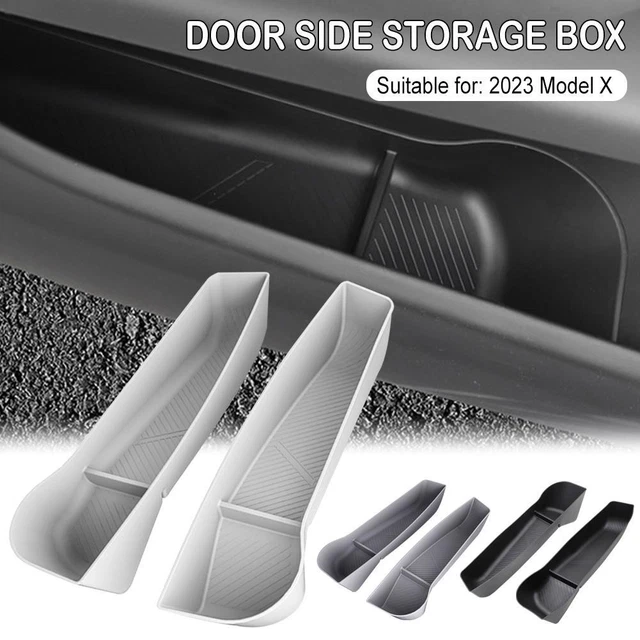 Set 2 Accessori Per Interni Auto – In Acciaio Inox E ABS, Semplici E Resistenti, Compatibili Con La Maggior Parte Dei Veicoli