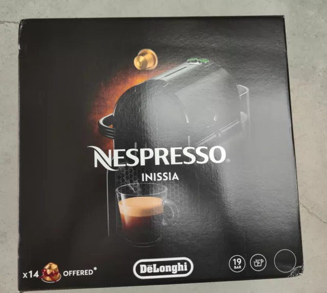 Nespresso Inissia Kaffeemaschine, schwarz, Nespresso Garantie, über 300 verkauft
