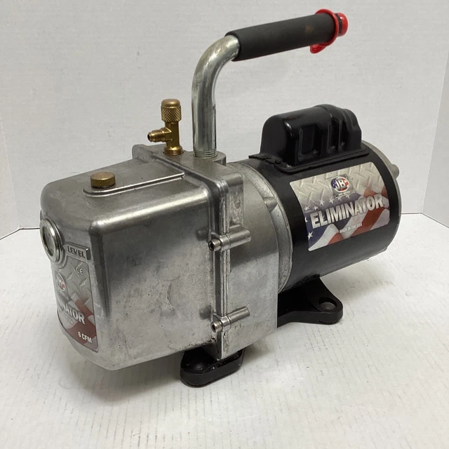JB DV6E DV6E Eliminator Evacuation Vacuum Pump OIL 6.0 cfm USED