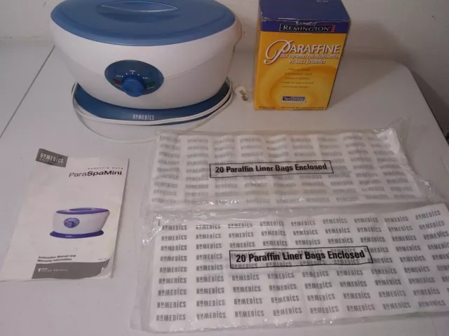 Homedics Body Basics Paraffin Wax Bath Heat Therapy System Para Spa Mini Par-100