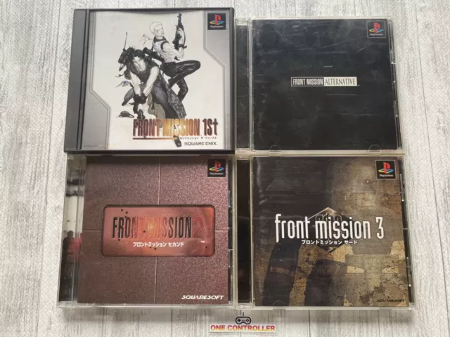 SONY PlayStation 1 PS one Front Mission 1st & Alternative & 2 3 set from Japan