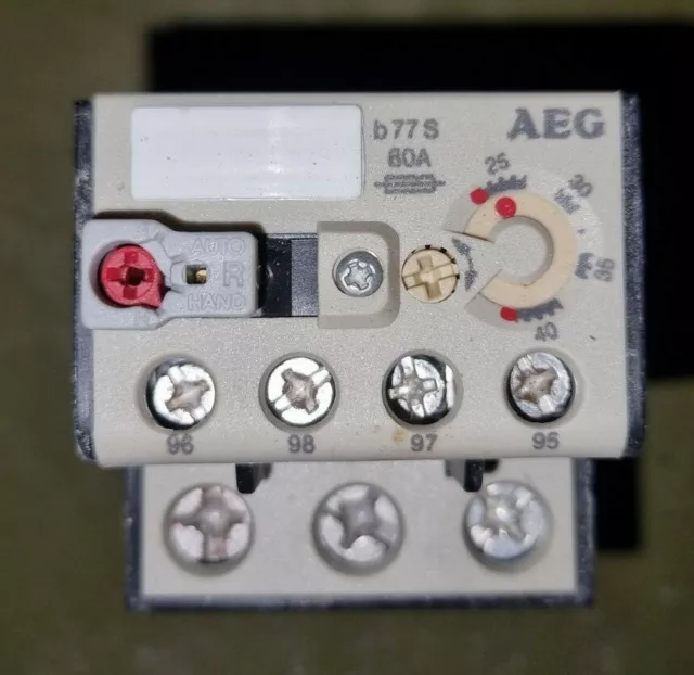 AEG Thermal overload b77S 80 Amp