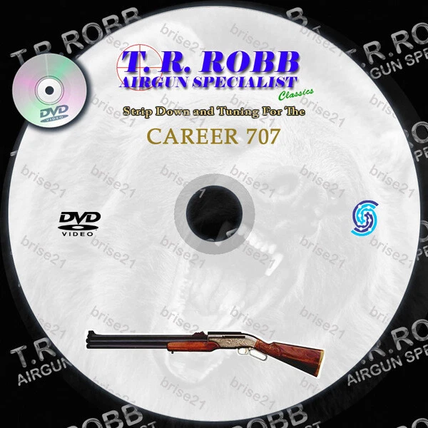 T R Robb SHINSUNG CAREER 707 Pre-Charge Air Rifle Tuning & Dismantle Dvd By T.r ...