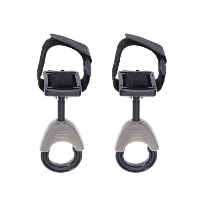 2pcs Plastic Hangers Baby Bag Stroller Hooks Pram Rotate 360 Degree Cart Hook