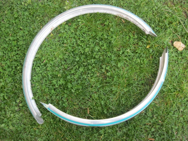 DWV PAIRE GARDE BOUE ACIER ANCIEN VELO RANDO VILLE ROUTE BICYCLE