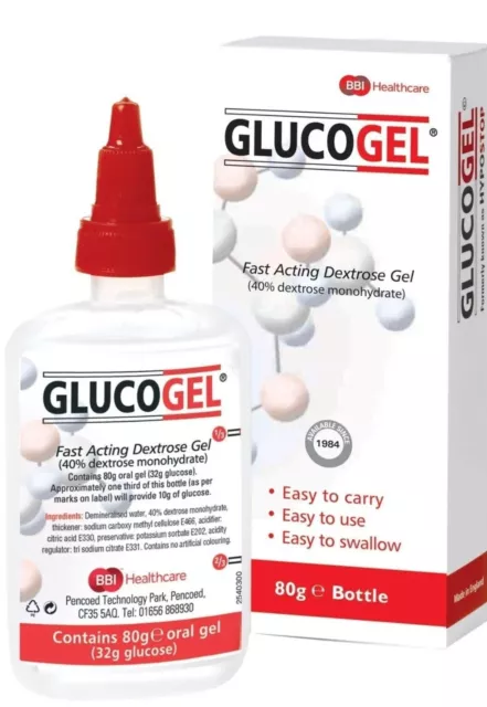 Gluco Gel 80g Bottle 09/24