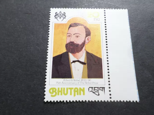 BHOUTAN, timbre ANNIVERSAIRE ALFRED NOBEL, neuf**, MNH
