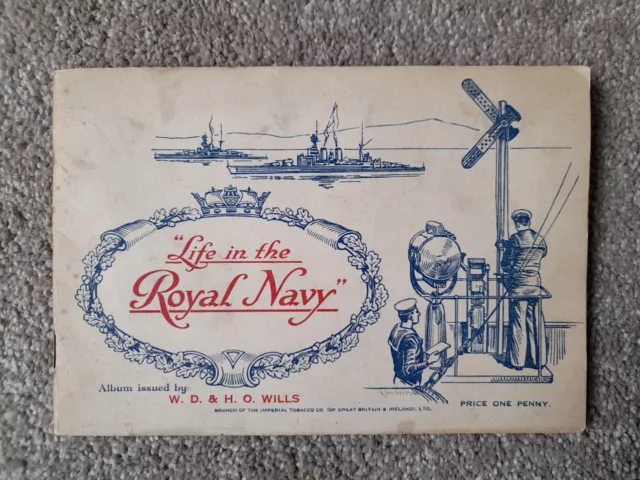 Wills Cigarette Cards 'Life In The Royal Navy' Complete Set Of 50 In Official...