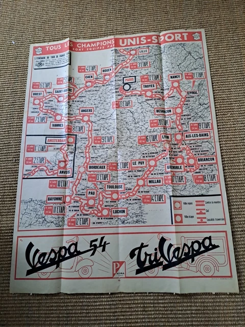 Revue Sprint Spéciale Tour De France 1948 - Carte Et Coureurs - Édition Originale