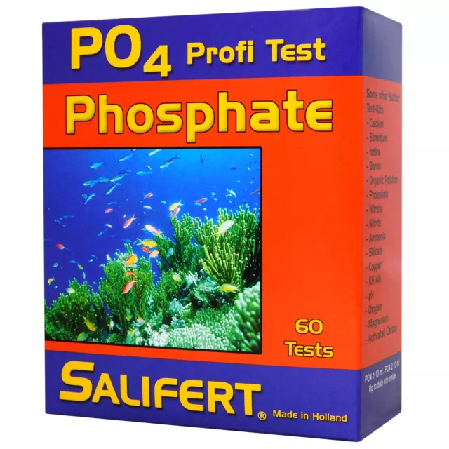 Salifert Phosphate Po4 Profi Test Kit Marine Reef Aquarium Fish Tank