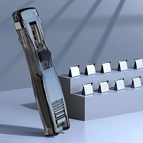Mini Stapler Back to School Stress Relief Push Stapler with 50 Pcs