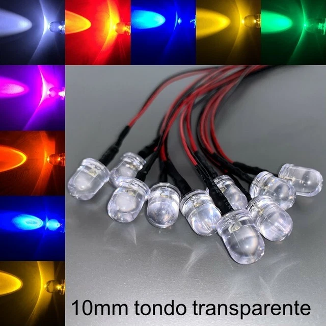 Diodo LED 10mm Verde Difuso - Alta luminosidad y eficiencia Diodo LED 10mm Verde Difuso - Alta luminosidad y eficiencia