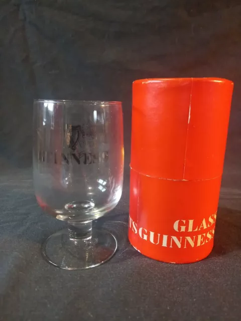 Vintage Guiness 1977 Commemoration Glass