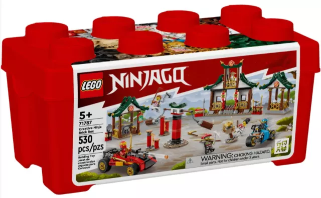 LEGO 71787 Ninjago Set Creativo di Mattoncini Ninja