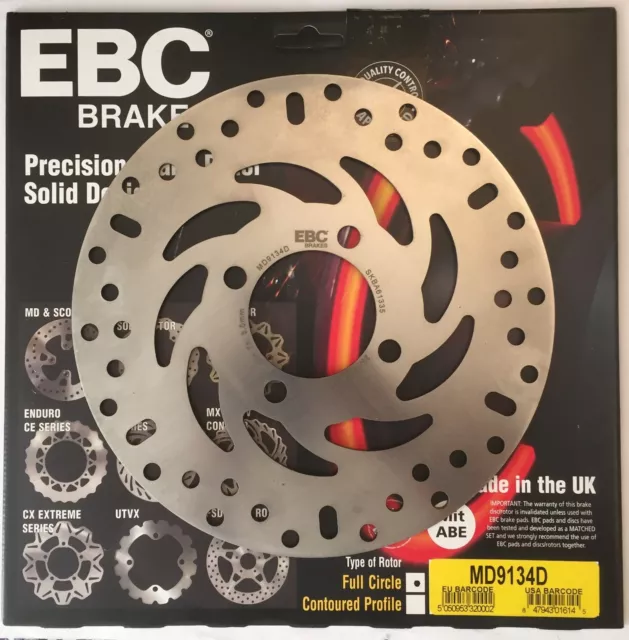 EBC FRONT Brake Disc For HONDA NSC50 / NSC110 Vision (2012 to 2018)