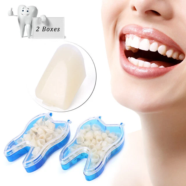 2Box Temporary Crown Posteriors Anterior Molar Resin Tooth Teeth Caps for Dental