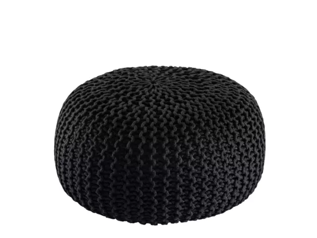 Pouf Outdoor ø 55 o. 45cm Bodenkissen Sitzpouf Hocker wetterfest pflegeleicht & 2