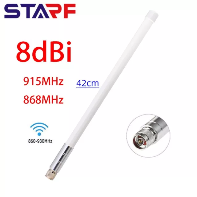 High Frequency Fibreglass Omni Antenna 868MHz 915MHz for Helium Hotspot HNT M