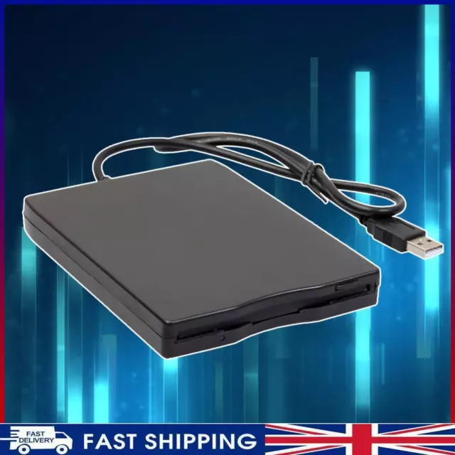 # 1.44Mb 3.5" USB External Portable Floppy Disk Drive Diskette FDD for Laptop