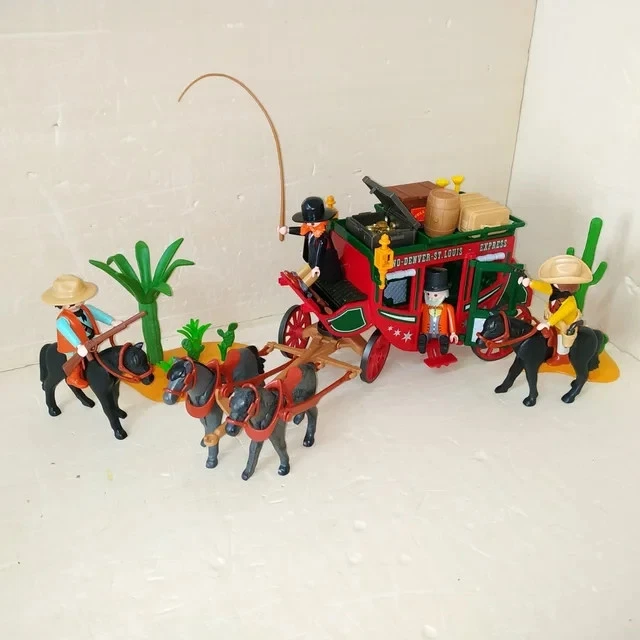 Covered Wagon Caravana Con Bandidos Playmobil PLAYMOBIL LOTE - Main Image