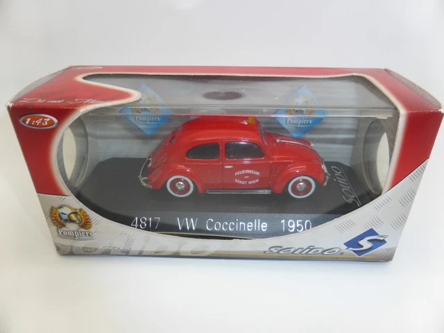 Jouet Ancien Polistil - Cox VW Coccinelle Polizei S15, Échelle 1/25, Verte