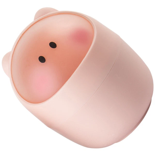Secchio di plastica desktop bidone della spazzatura Kawaii arredamento stanza casa