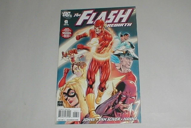 THE FLASH: REBIRTH #6 (APR 2010) DC 9.6 NM+ (W) Geoff Johns (C) Ethan Van Sciver