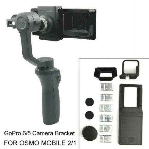 3D Printing Plastic Camera Gimbal Adapter Mount  For DJI OM 2/1 GoPro Hero 6 5