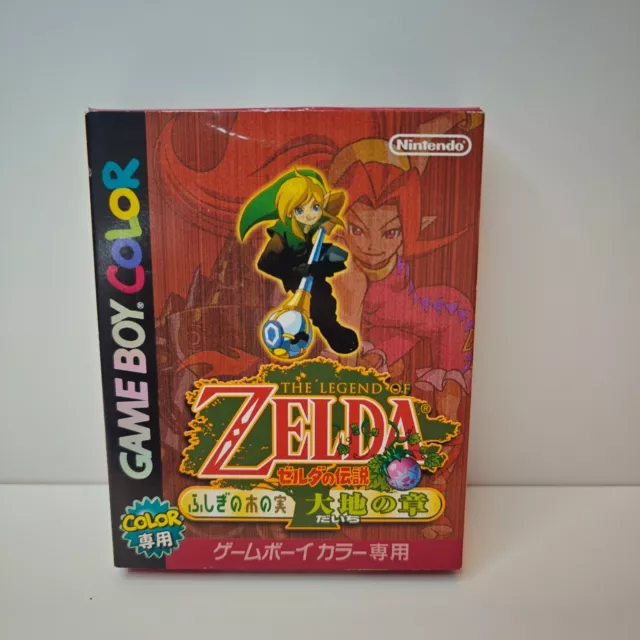 The Legend Of Zelda Oracles Of Ages - Game Boy Color Gbc - Jap - Cib Completo