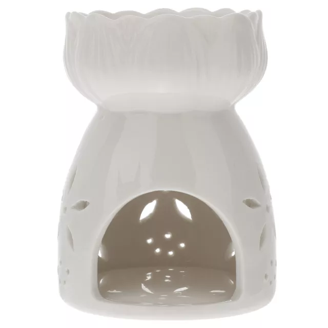 Quemador de aroma de cerámica soporte de luces de té vela perfumada de porcelana