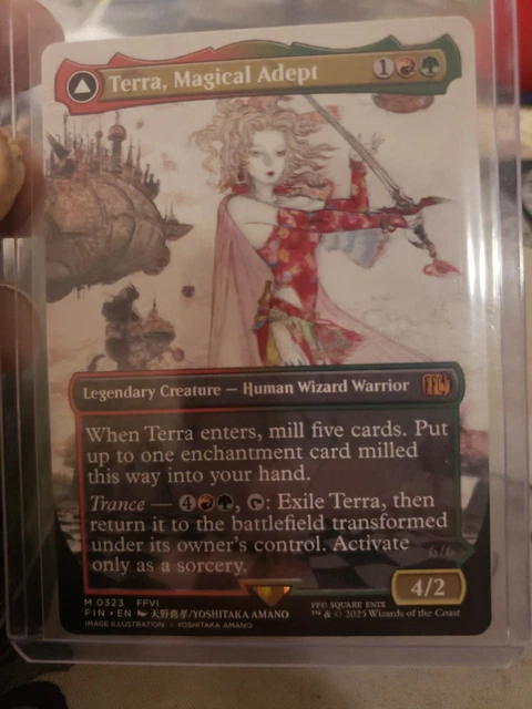 MAGIC MTG FINAL Fantasy - Terra, Magical Adept - FIN M 0323 BORDERLESS MINT  $60.00 - PicClick CA