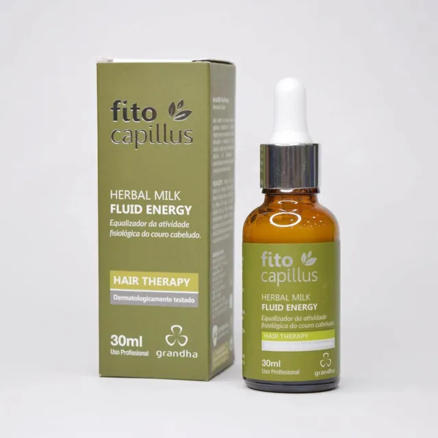 Tónico de reparación de energía fluida del cuero cabelludo a base de hierbas Grandha Fito Capillus 30 ml/1,01 fl.o