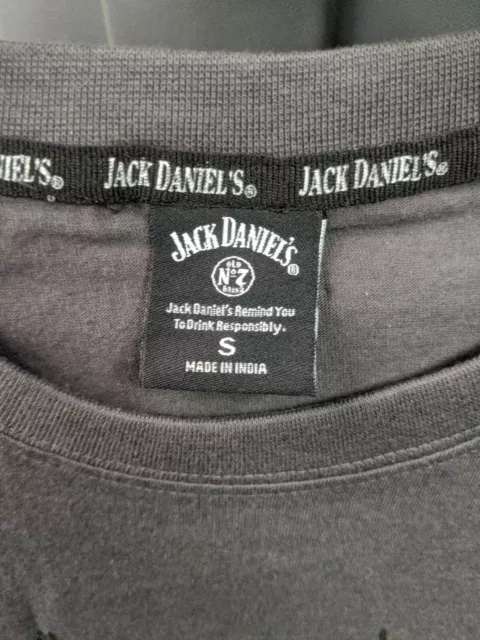 Jack Daniels Old No 7 Tennessee Whiskey Mens T-Shirt Size Small Jack Lives Here 2