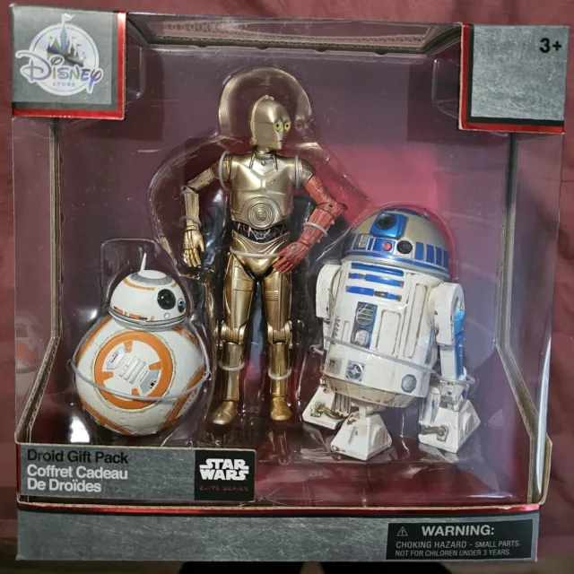 Star Wars Elite Series Die Cast Gift Set Action  Figures R2D2, C3PO & BB8 Disney