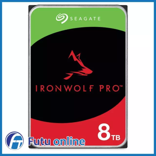 Seagate IronWolf Pro 8TB 7200 RPM 3.5" SATA NAS Hard Drive